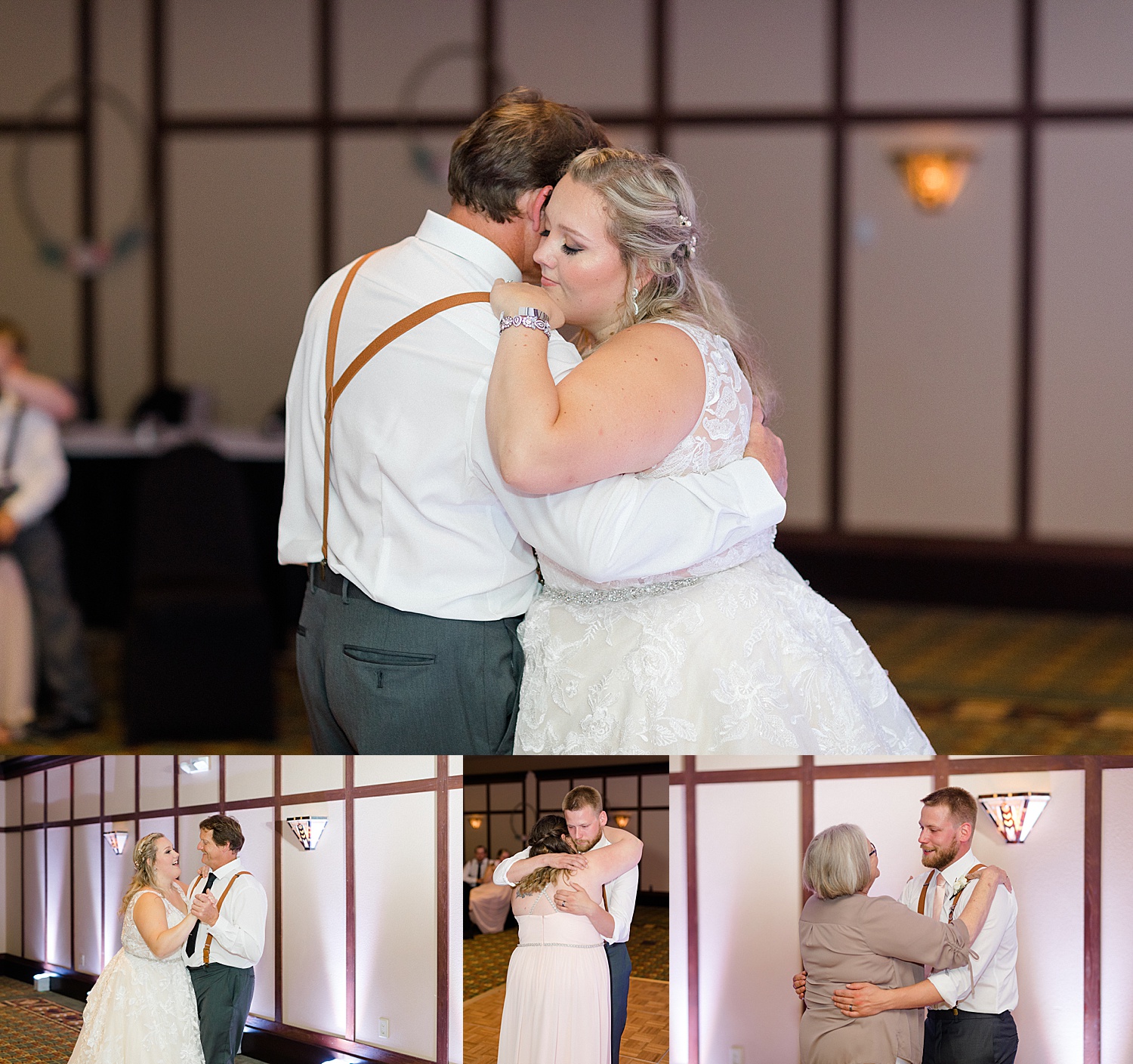 first dances with father and daughter and mother and son 